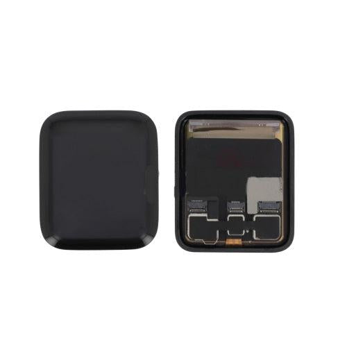 Black smartwatch replacement screen front and back for GSM part distribution
